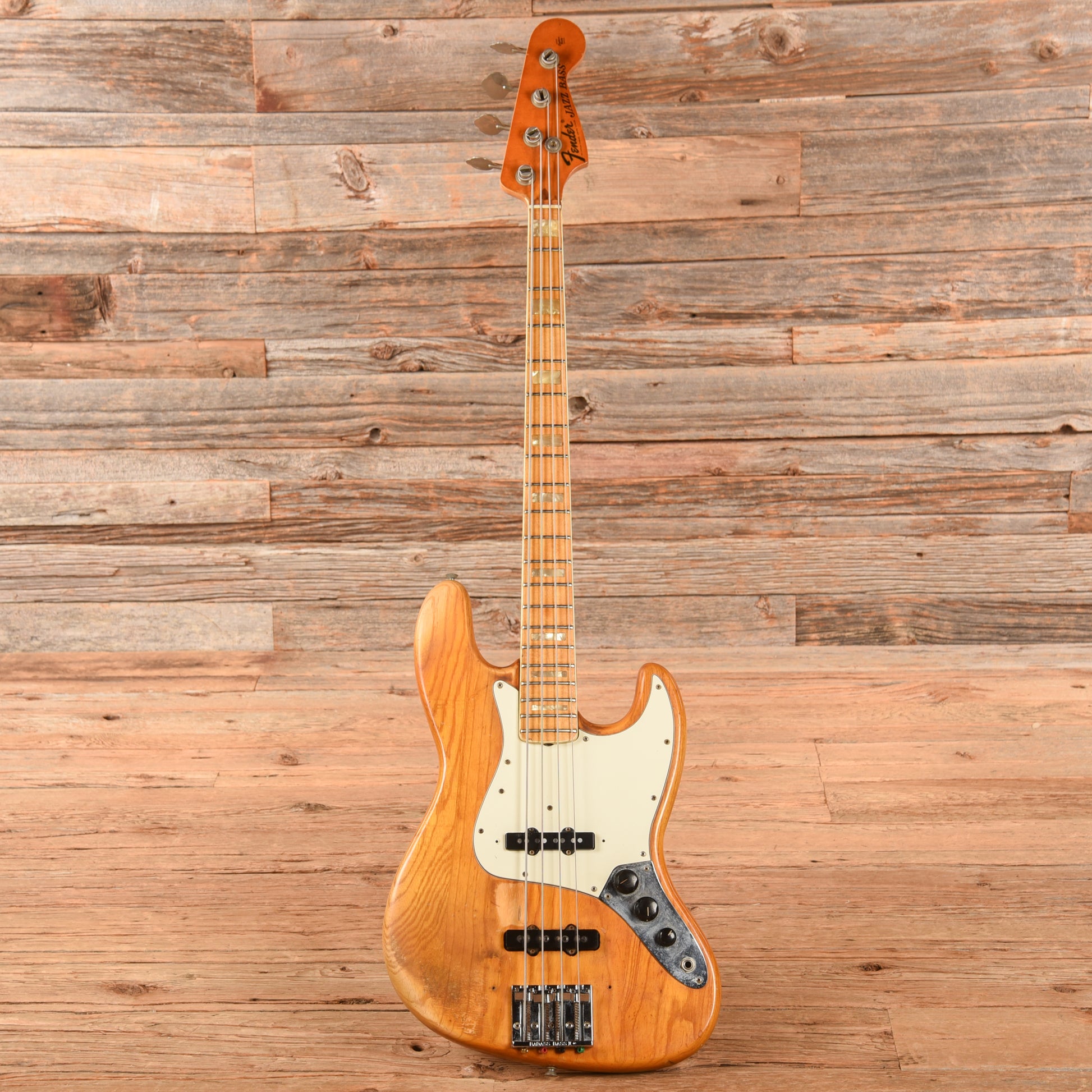 Fender Jazz Bass Natural 1973 Bass Guitars / 4-String