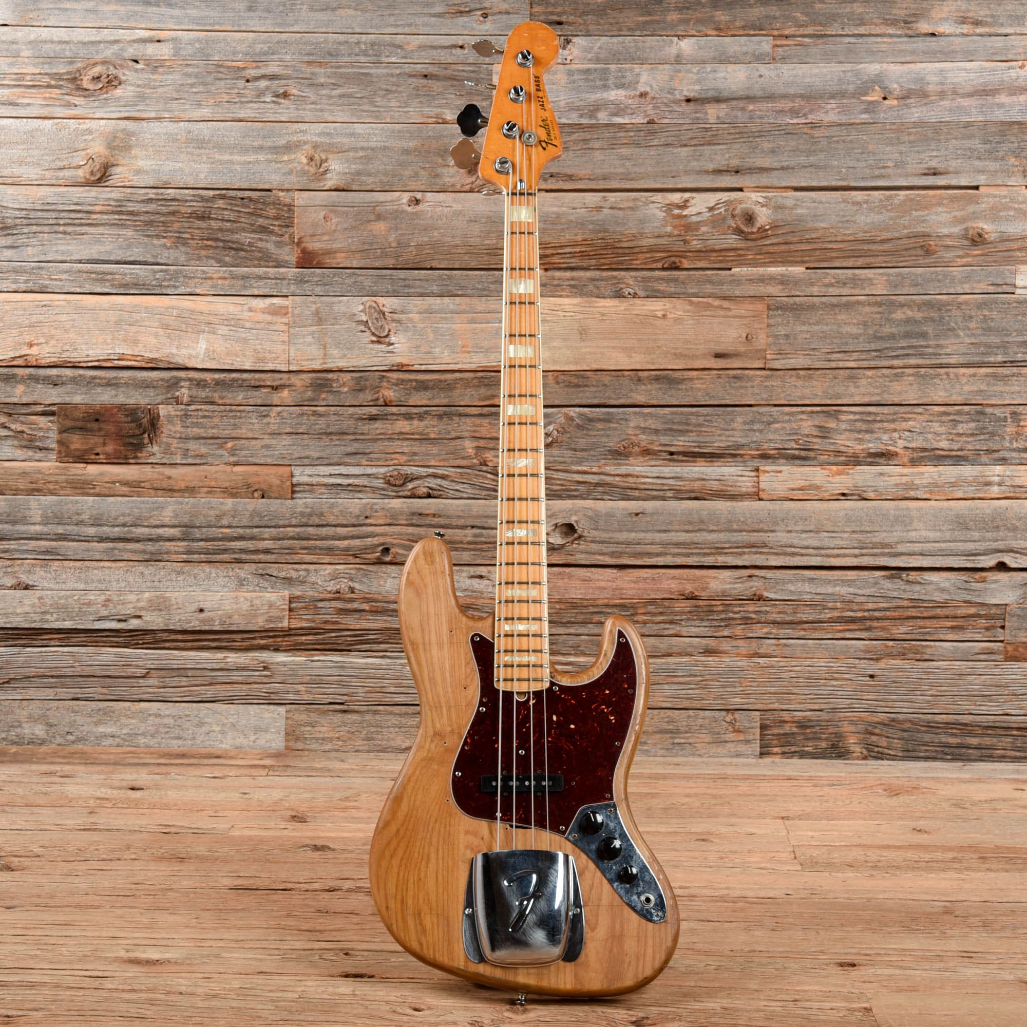 Fender Jazz Bass Natural Refin 1978 – Chicago Music Exchange