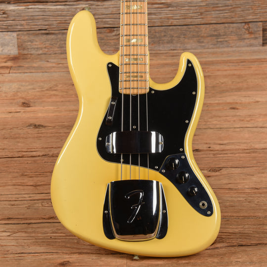 Fender Jazz Bass Olympic White 1975 Bass Guitars / 4-String