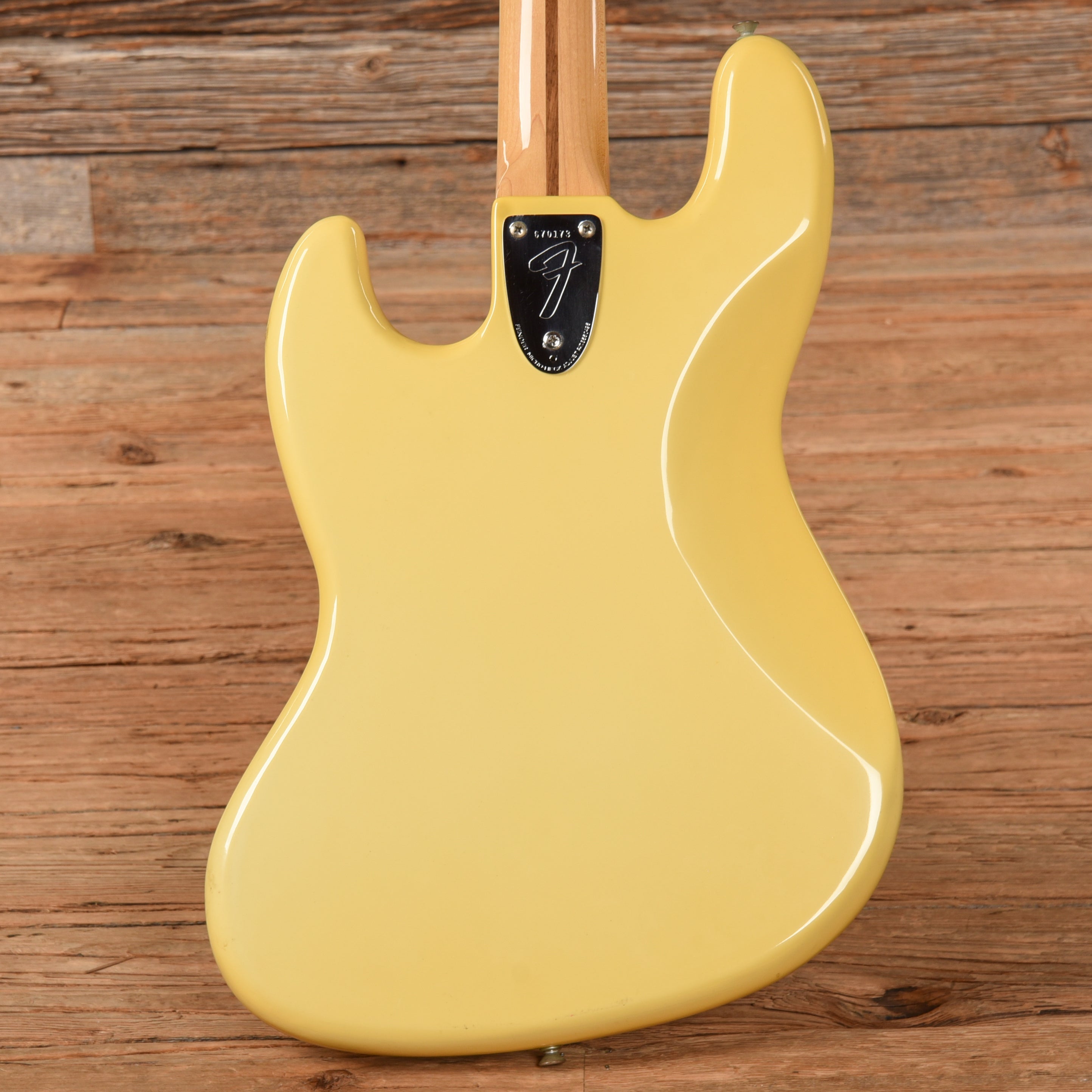 Fender Jazz Bass Olympic White 1975 Bass Guitars / 4-String