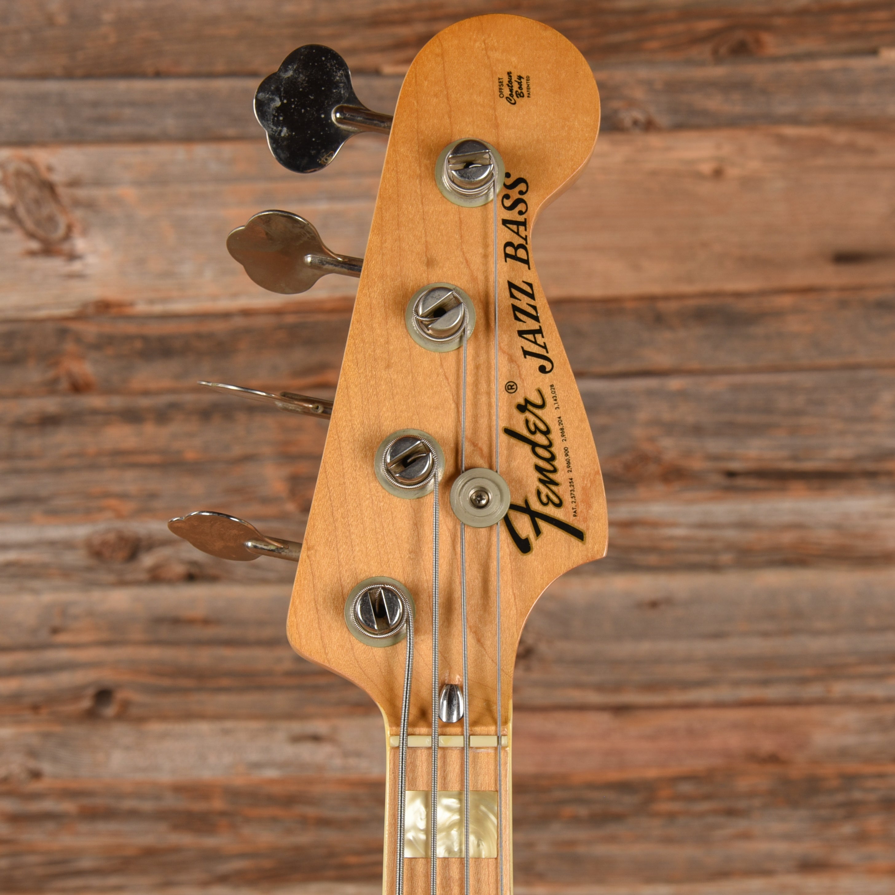 Fender Jazz Bass Olympic White 1975 Bass Guitars / 4-String