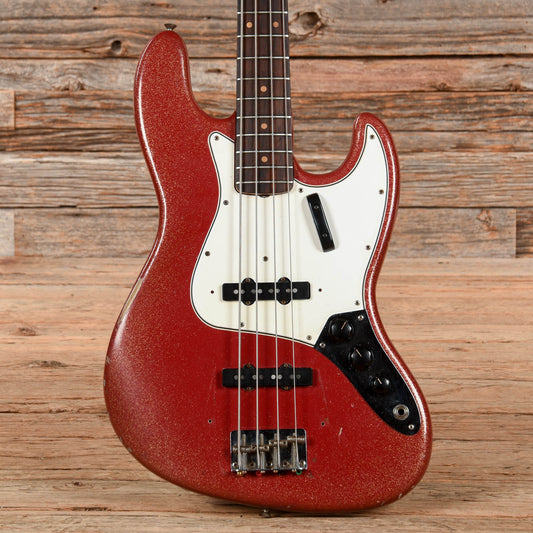 Fender Jazz Bass Red Sparkle Refin 1964 Bass Guitars / 4-String