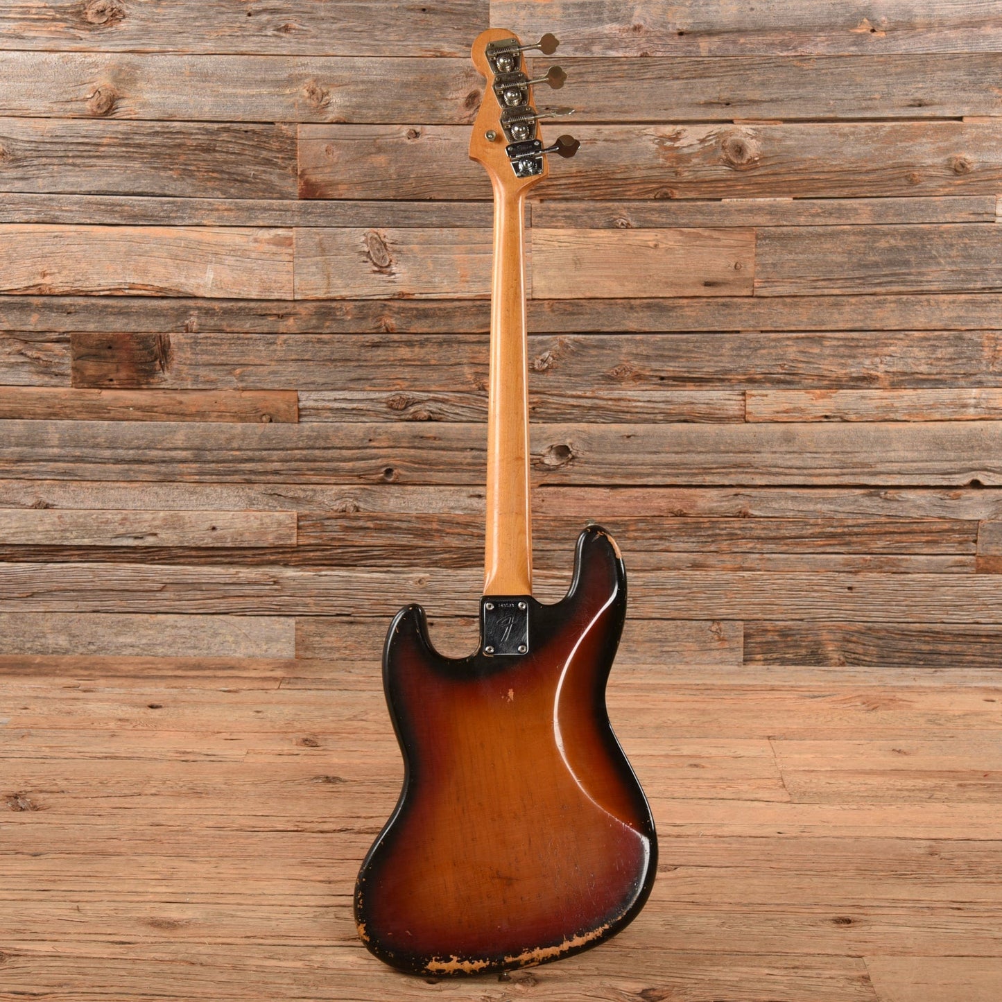 Fender Jazz Bass w/1966 Neck and 1974 Body Sunburst Bass Guitars / 4-String