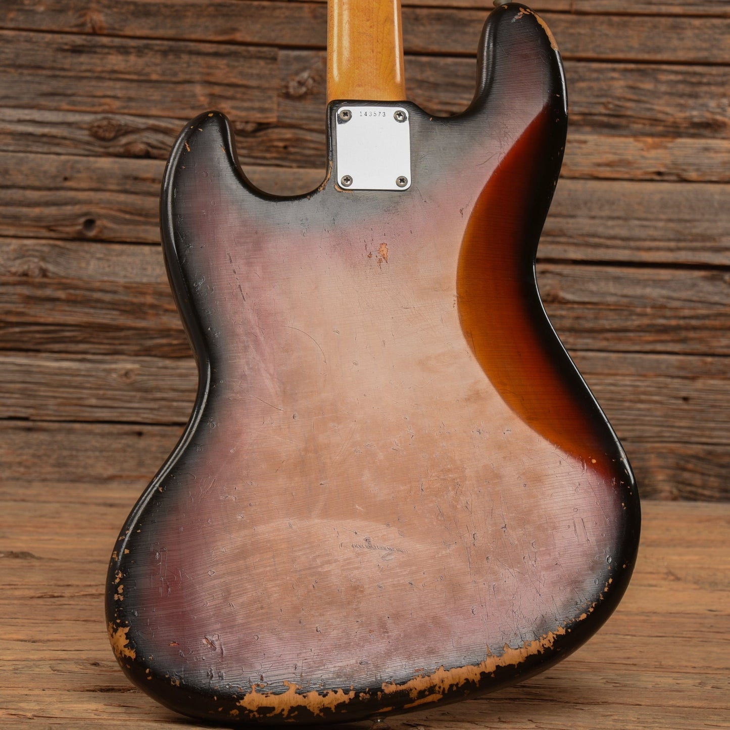 Fender Jazz Bass w/1966 Neck and 1974 Body Sunburst Bass Guitars / 4-String