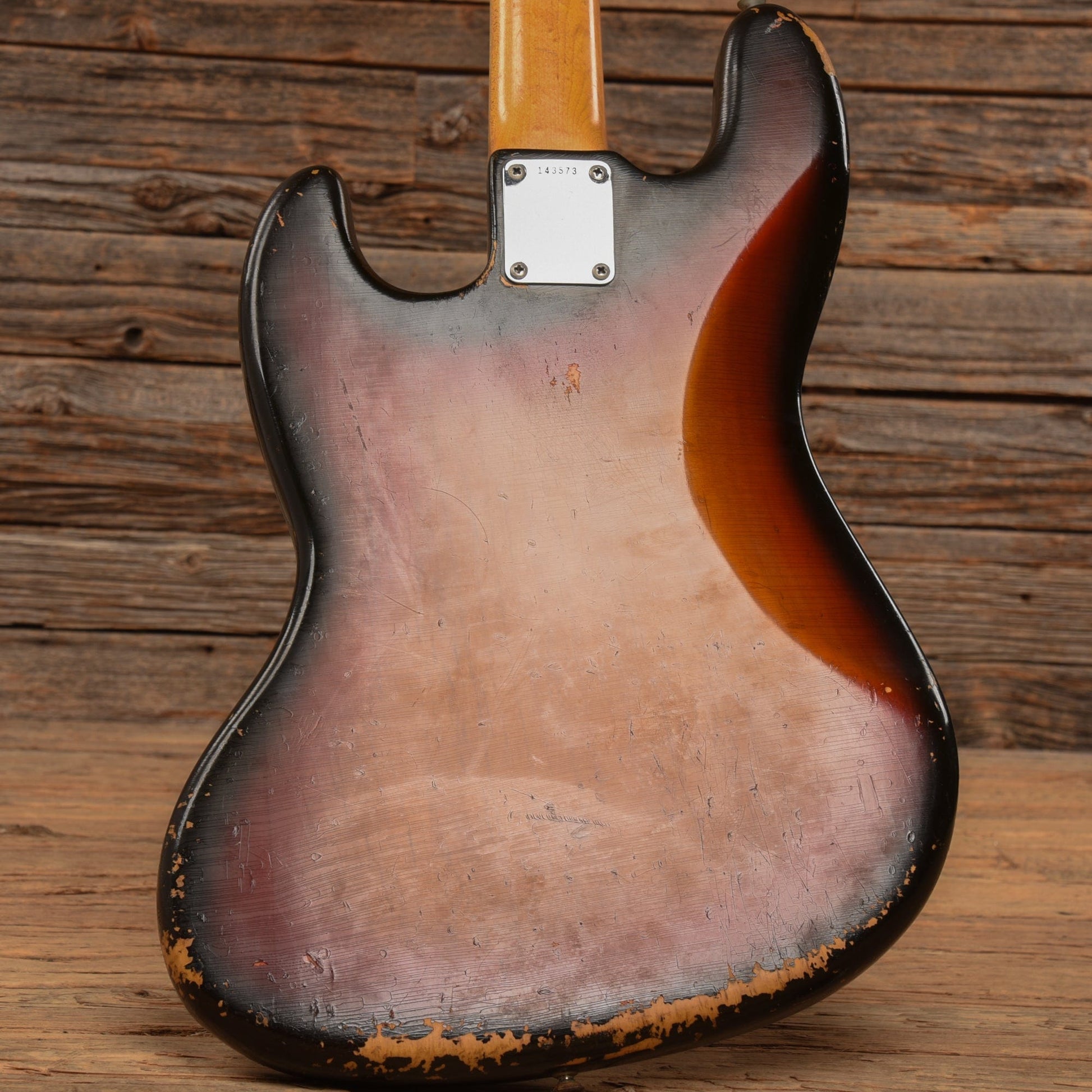 Fender Jazz Bass w/1966 Neck and 1974 Body Sunburst Bass Guitars / 4-String