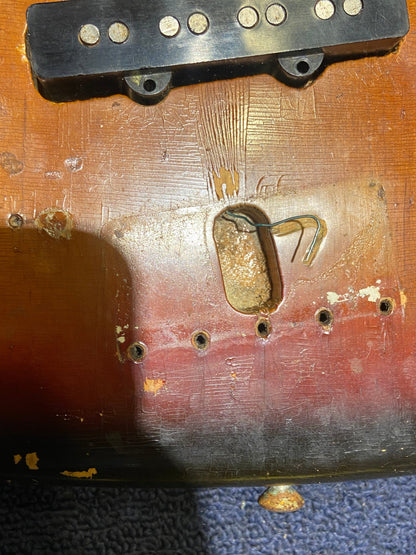 Fender Jazz Bass w/1966 Neck and 1974 Body Sunburst Bass Guitars / 4-String