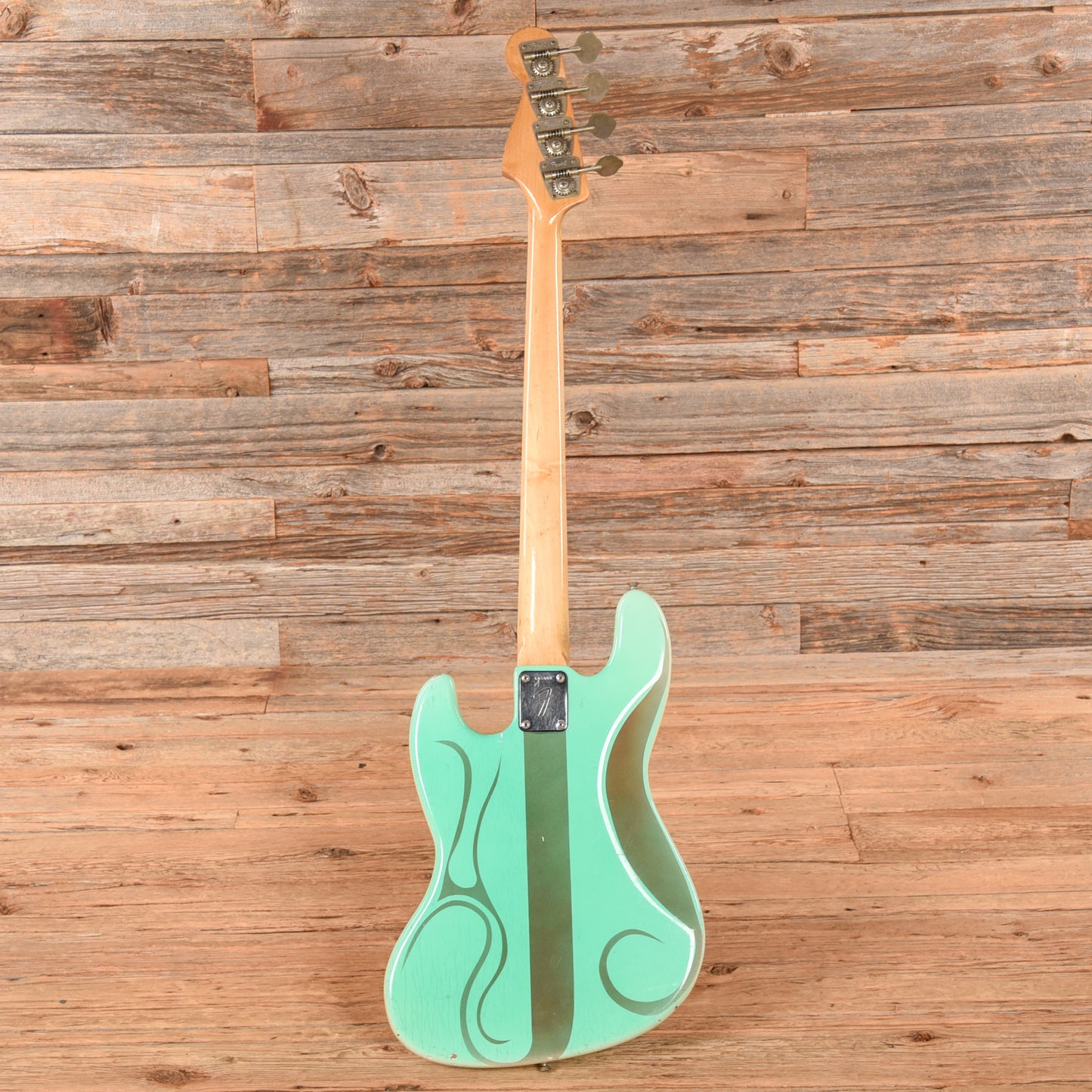 Fender Jazz Bass White Airbrushed Refin 1974 Bass Guitars / 4-String