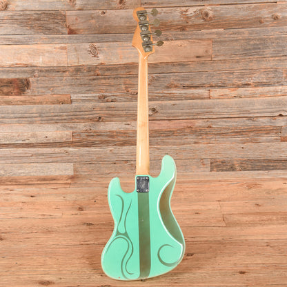 Fender Jazz Bass White Airbrushed Refin 1974 Bass Guitars / 4-String