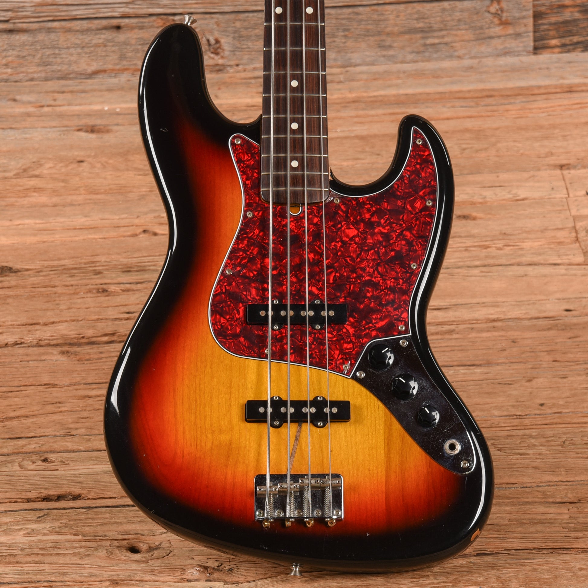 Fender JB-62 Jazz Bass Reissue MIJ 3-Color Sunburst Bass Guitars / 4-String