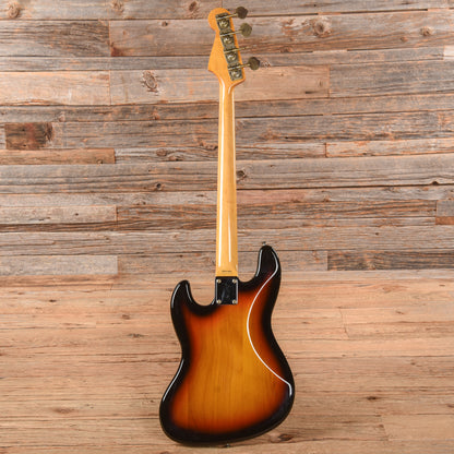 Fender JB-62 Jazz Bass Sunburst Bass Guitars / 4-String