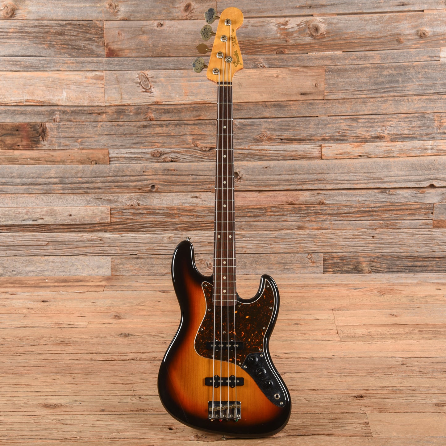 Fender JB-62 Jazz Bass Sunburst Bass Guitars / 4-String