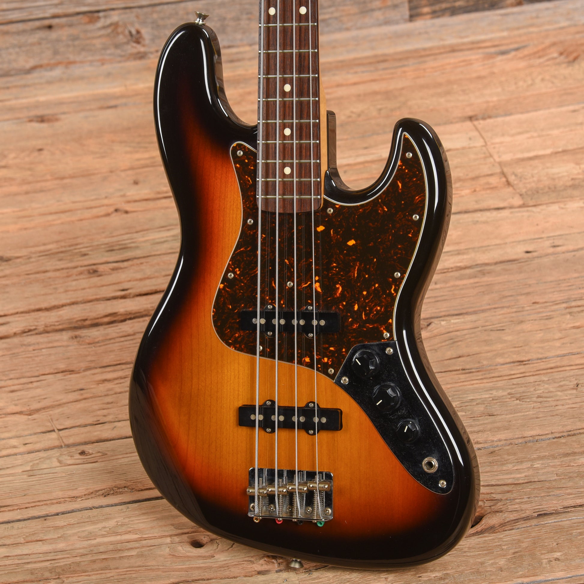 Fender JB-62 Jazz Bass Sunburst Bass Guitars / 4-String