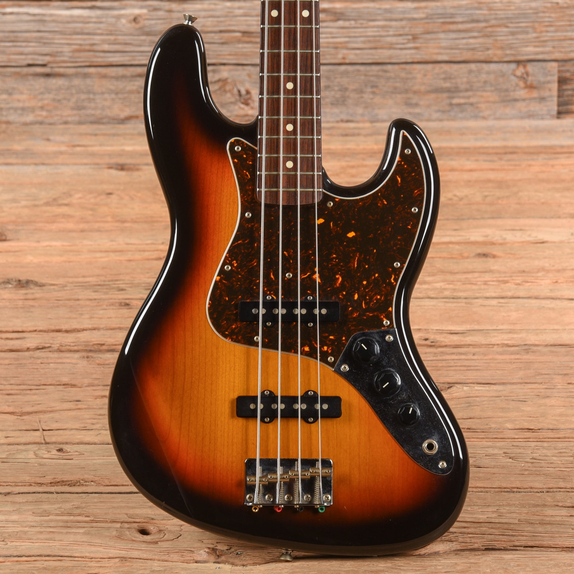 Fender JB-62 Jazz Bass Sunburst Bass Guitars / 4-String