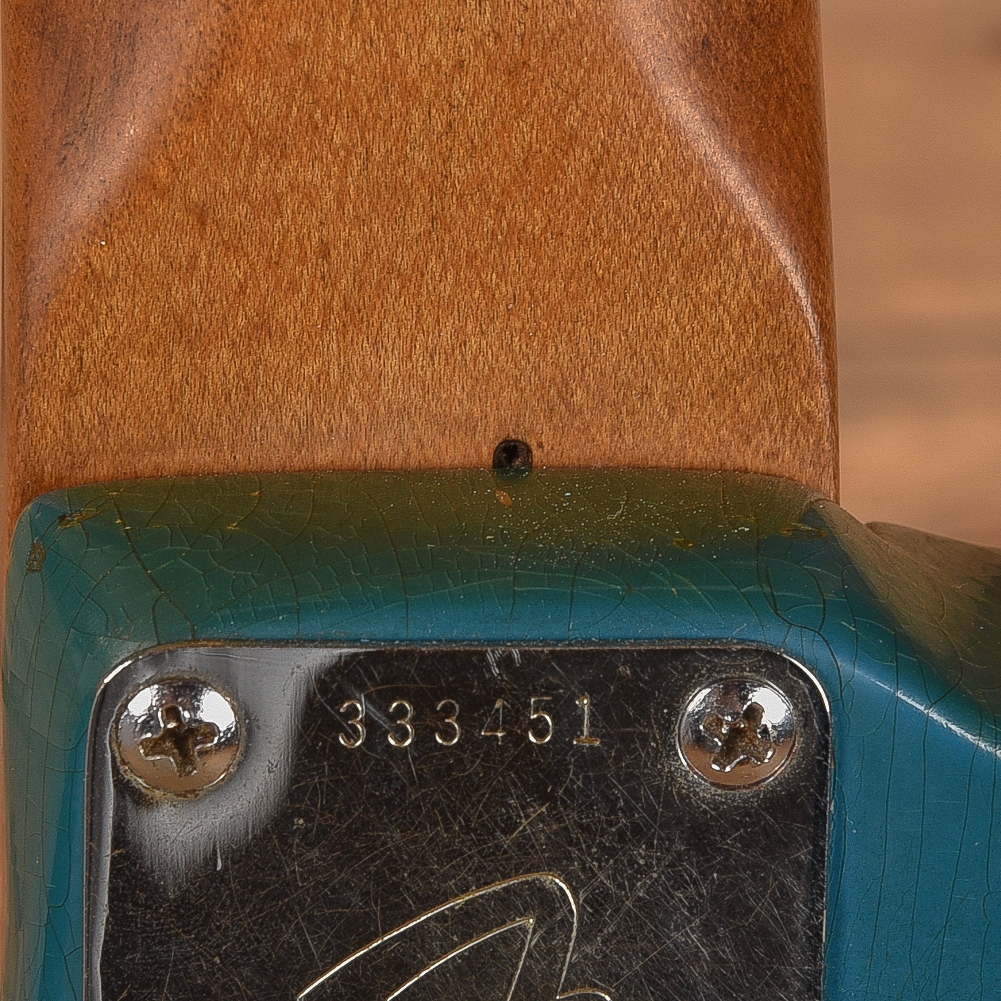 Fender Late '60s Telecaster Bass Body w/Late '62 Veneer Precision Bass Neck Blue Refin 1960s Bass Guitars / 4-String