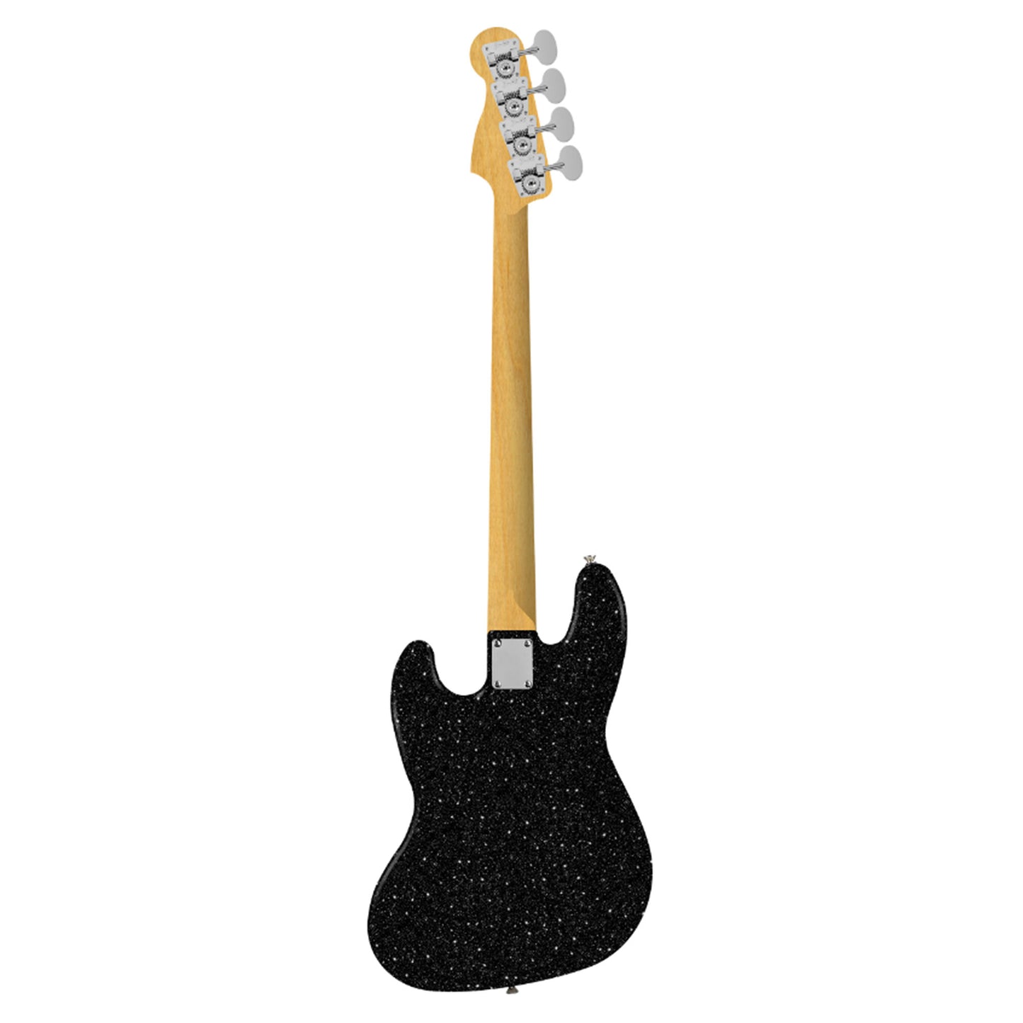 Fender Limited Edition Gold Foil Jazz Bass Black Sparkle w/Gold Foil Pickups Bass Guitars / 4-String