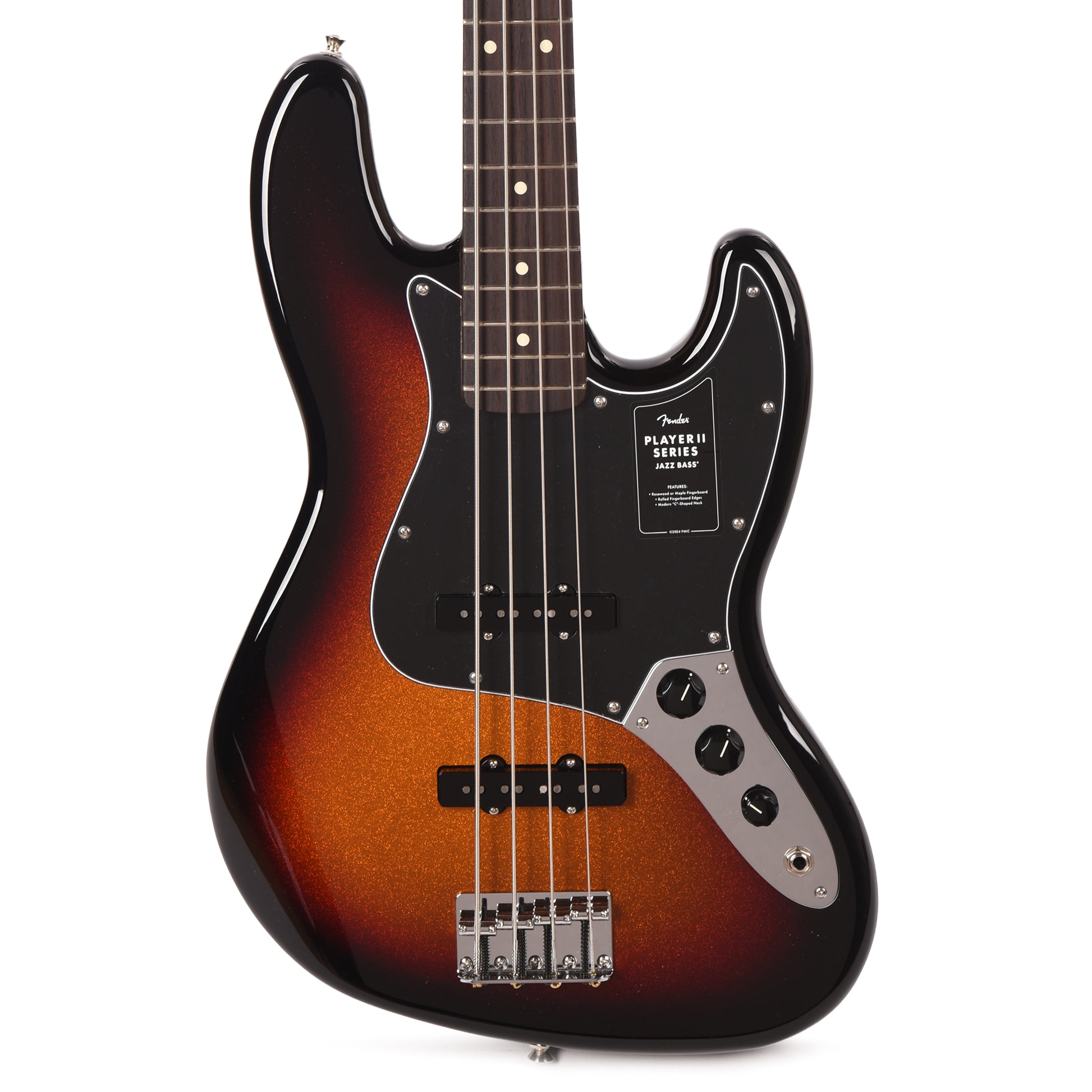 Fender Limited Edition Player II Jazz Bass Sparkle 3-Color Sunburst Bass Guitars / 4-String