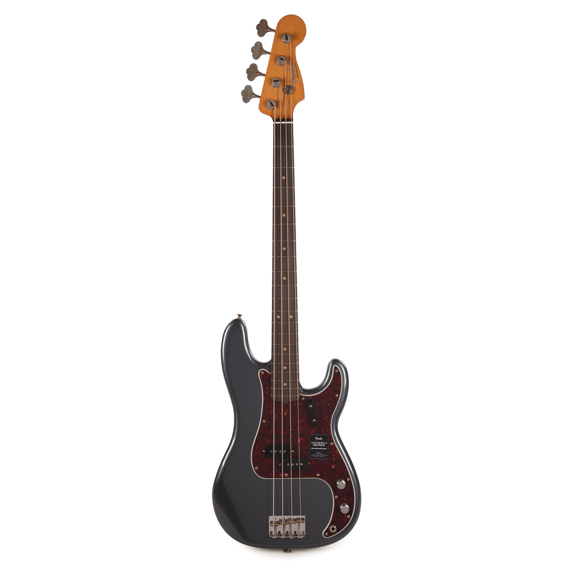 Fender Limited Edition Vintera II Road Worn '60s Precision Bass Charcoal Frost Metallic Bass Guitars / 4-String