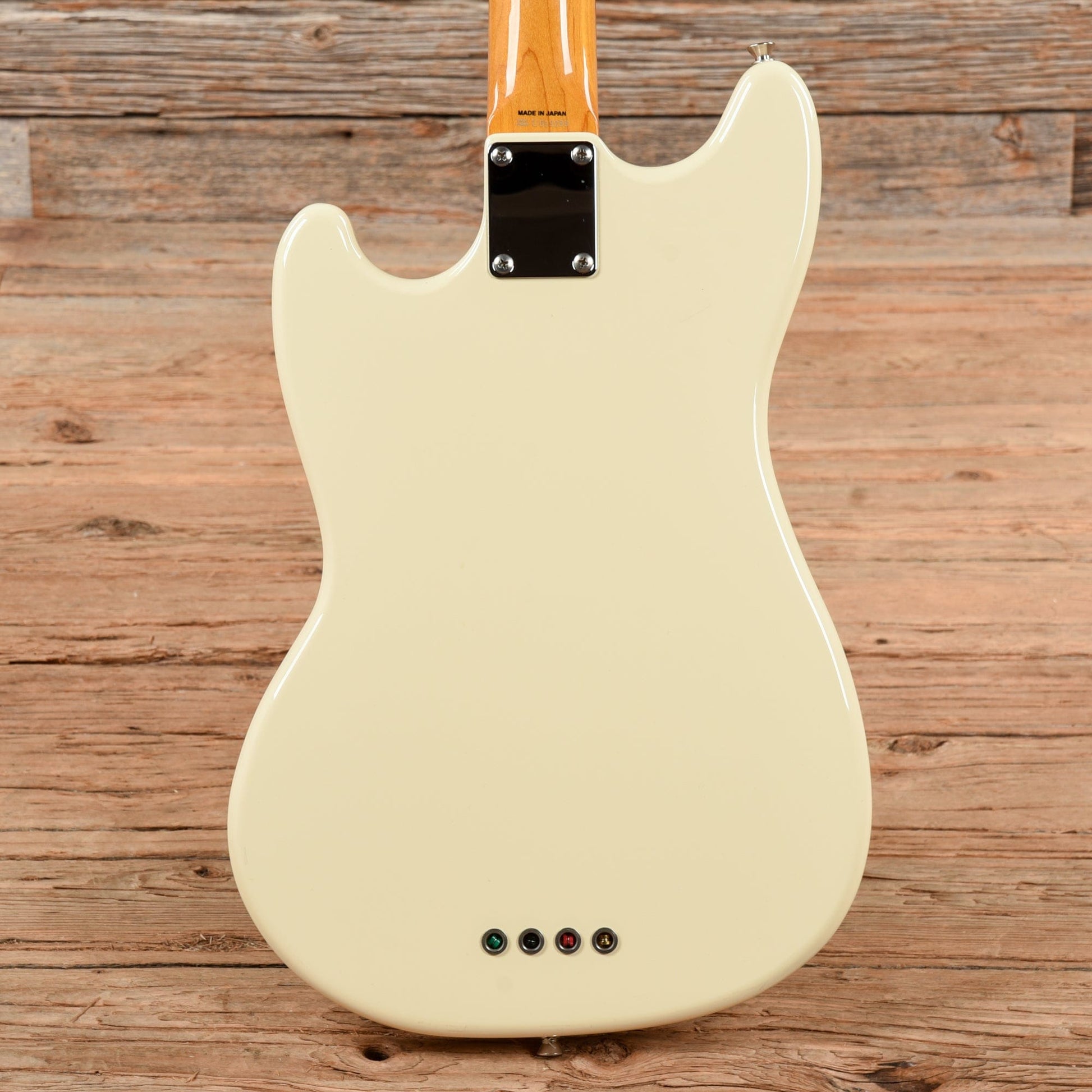Fender MB-98 Mustang Bass Reissue Vintage White 2012 Bass Guitars / 4-String