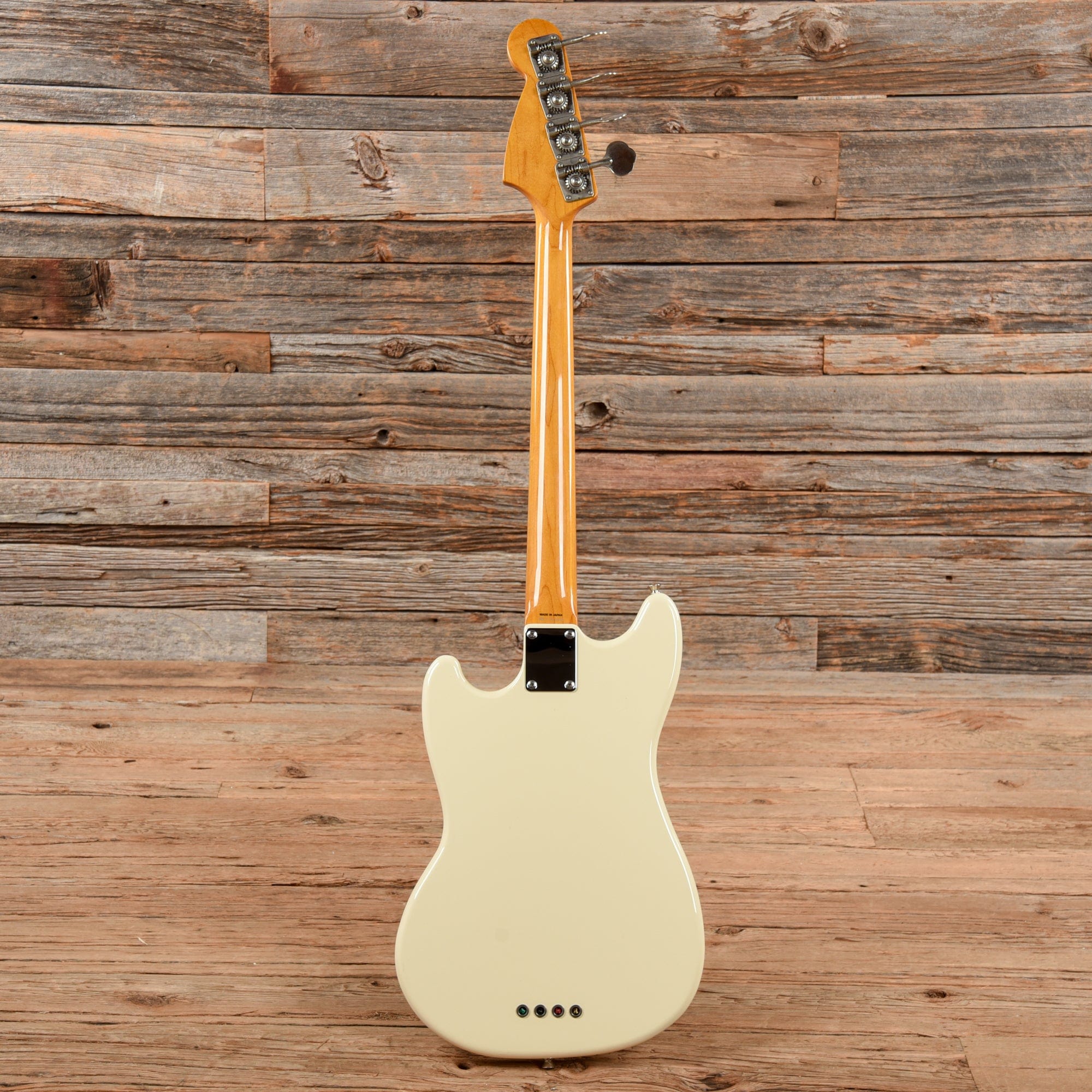 Fender MB-98 Mustang Bass Reissue Vintage White 2012 Bass Guitars / 4-String