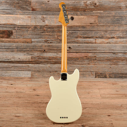 Fender MB-98 Mustang Bass Reissue Vintage White 2012 Bass Guitars / 4-String