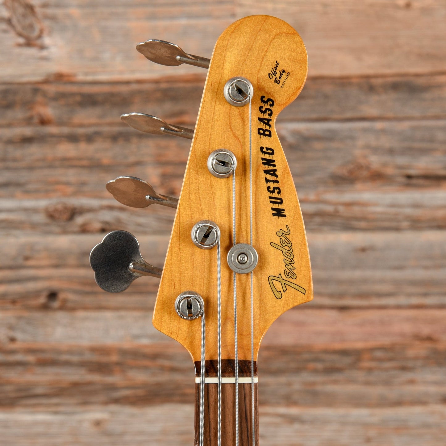 Fender MB-98 Mustang Bass Reissue Vintage White 2012 Bass Guitars / 4-String