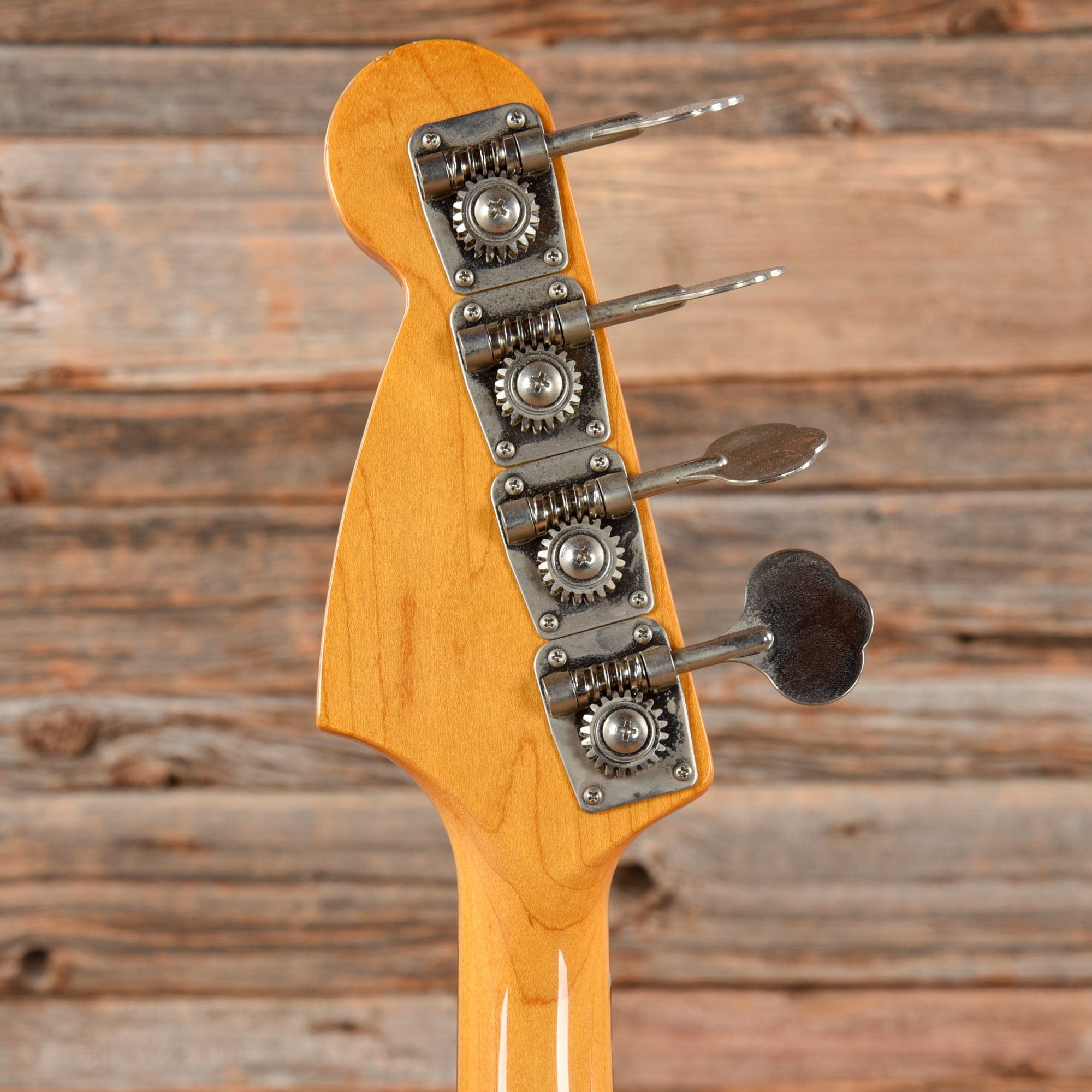 Fender MB-98 Mustang Bass Reissue Vintage White 2012 Bass Guitars / 4-String