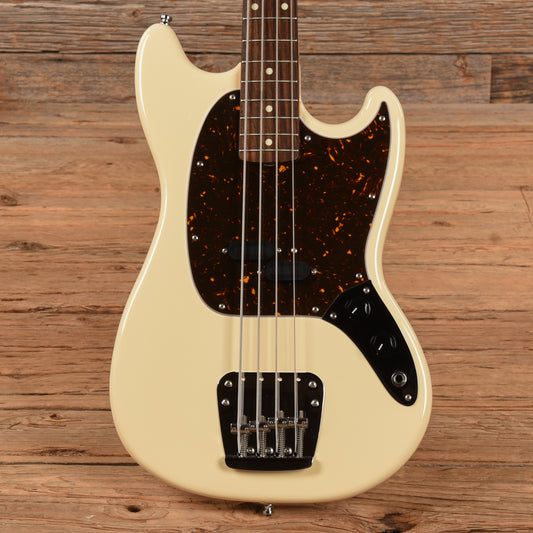 Fender MB-98 Mustang Bass Reissue Vintage White 2013 Bass Guitars / 4-String