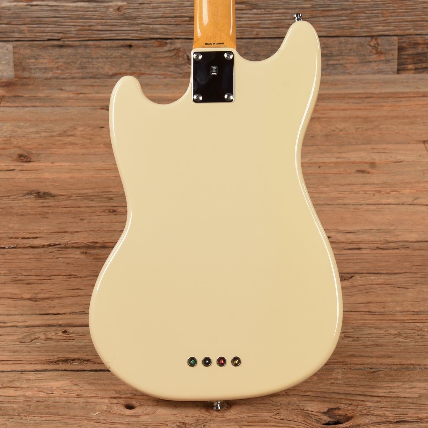 Fender MB-98 Mustang Bass Reissue Vintage White 2013 Bass Guitars / 4-String