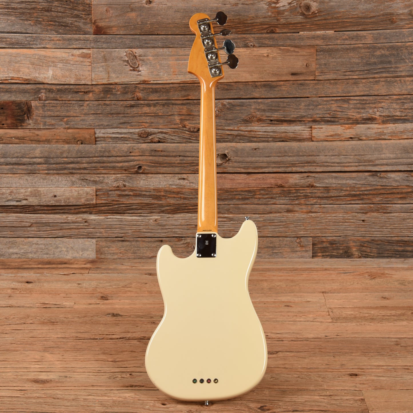 Fender MB-98 Mustang Bass Reissue Vintage White 2013 Bass Guitars / 4-String