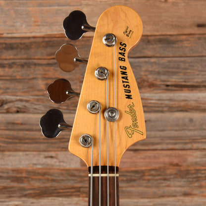 Fender MB-98 Mustang Bass Reissue Vintage White 2013 Bass Guitars / 4-String