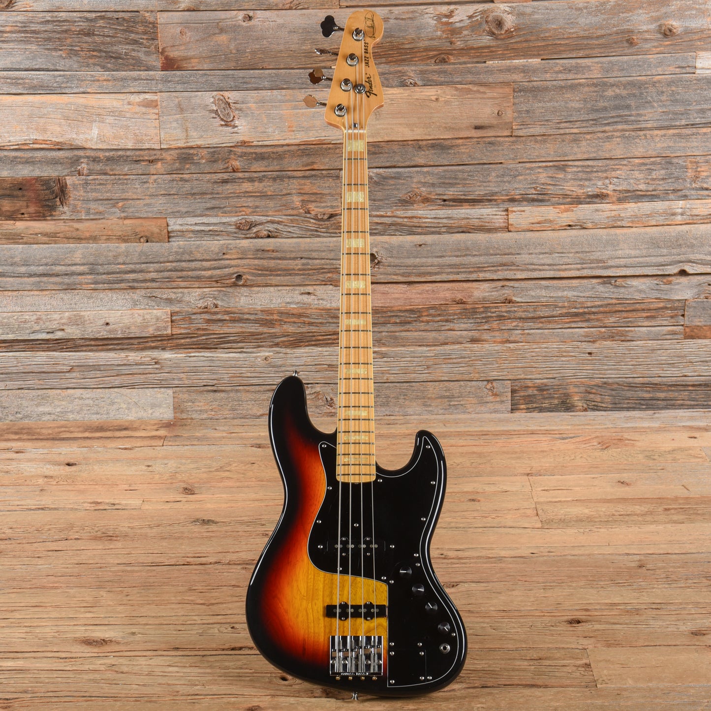 Fender MIJ Marcus Miller Signature Jazz Bass Sunburst Bass Guitars / 4-String