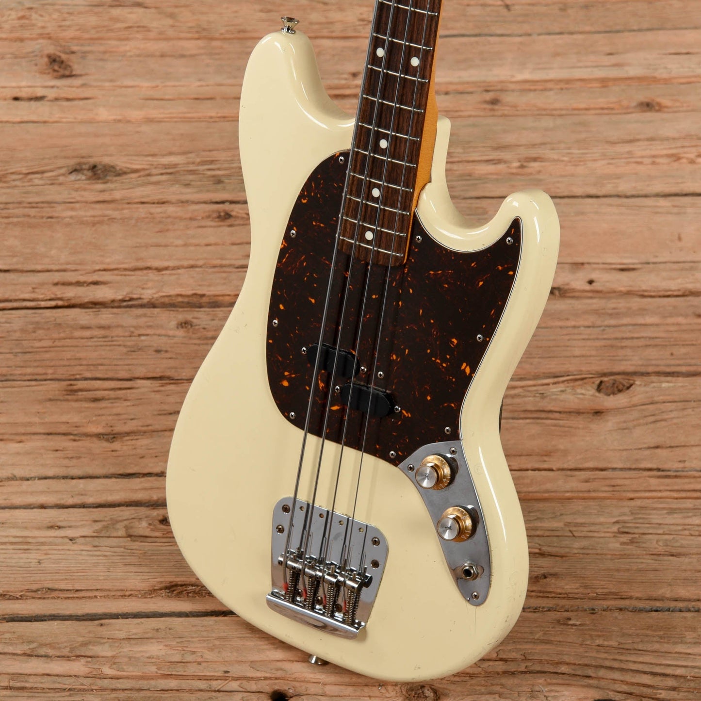 Fender MIJ Mustang Bass MB-98 Olympic White 2006 Bass Guitars / 4-String