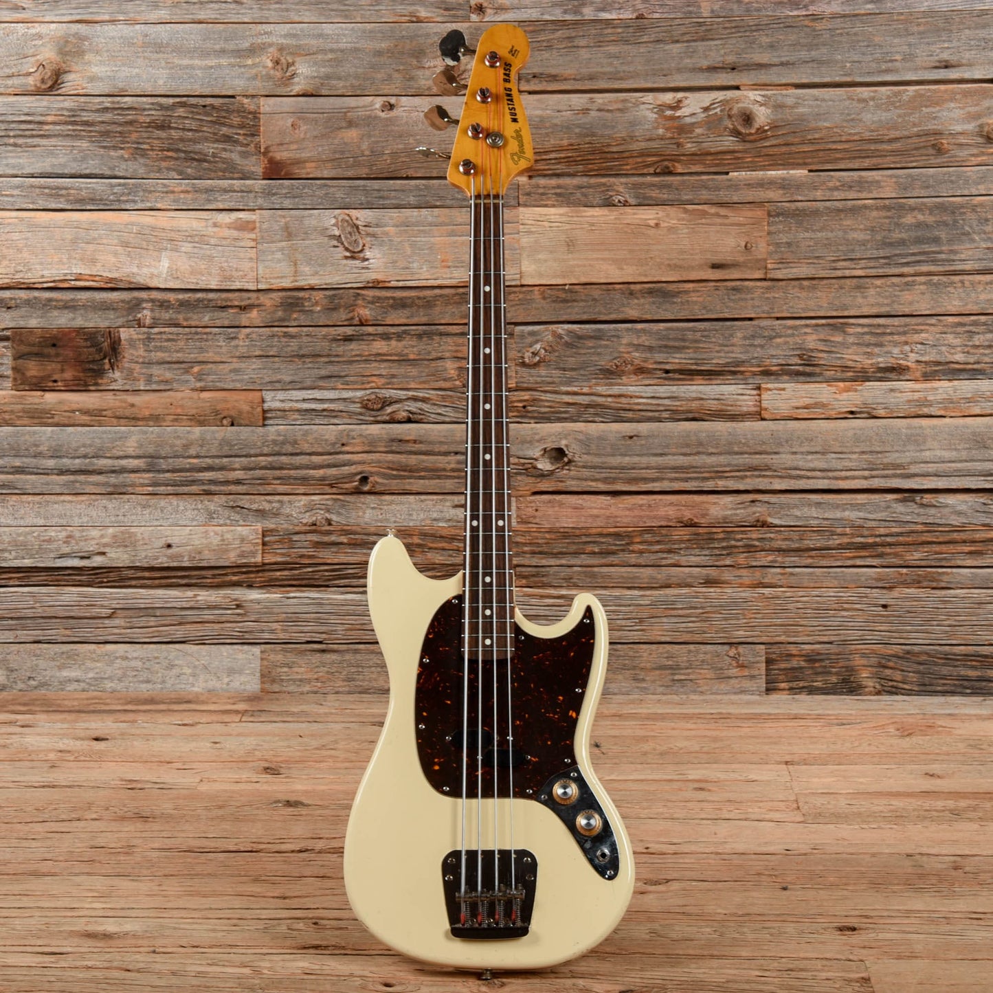 Fender MIJ Mustang Bass MB-98 Olympic White 2006 Bass Guitars / 4-String