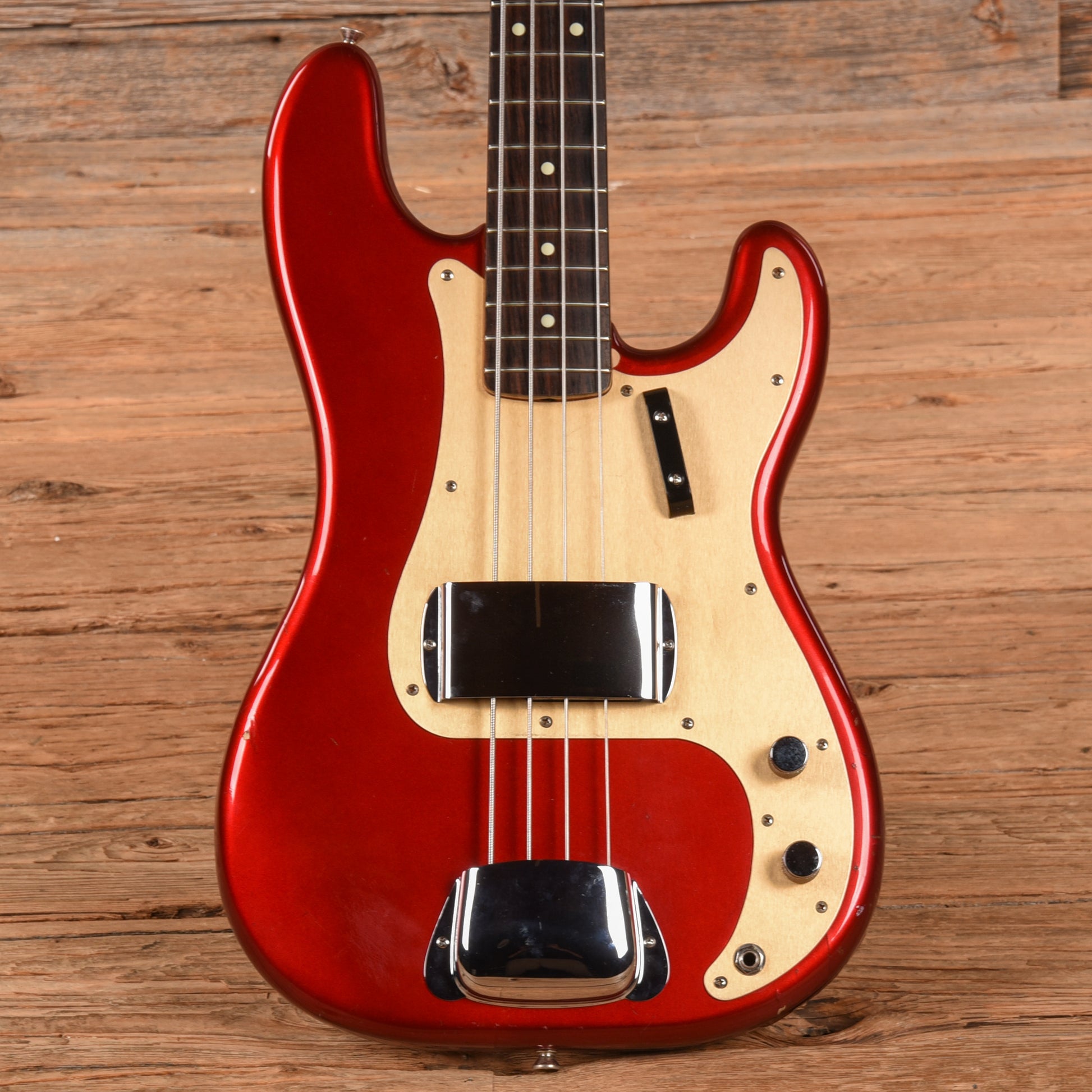 Fender MIJ Precision Bass Candy Apple Red Bass Guitars / 4-String