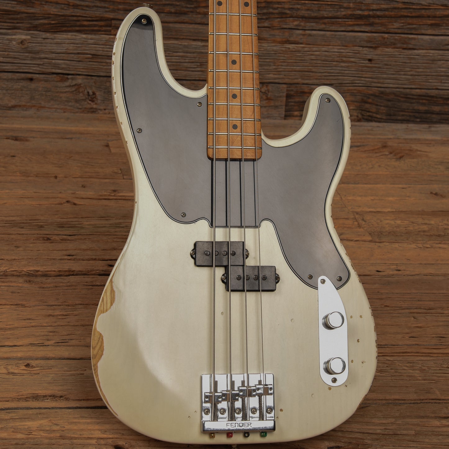 Fender Mike Dirnt Road Worn Artist Series Signature Precision Bass White 2018 Bass Guitars / 4-String