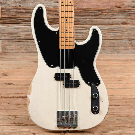 Fender Mike Dirnt Road Worn Artist Series Signature Precision Bass White Blonde 2018 Bass Guitars / 4-String