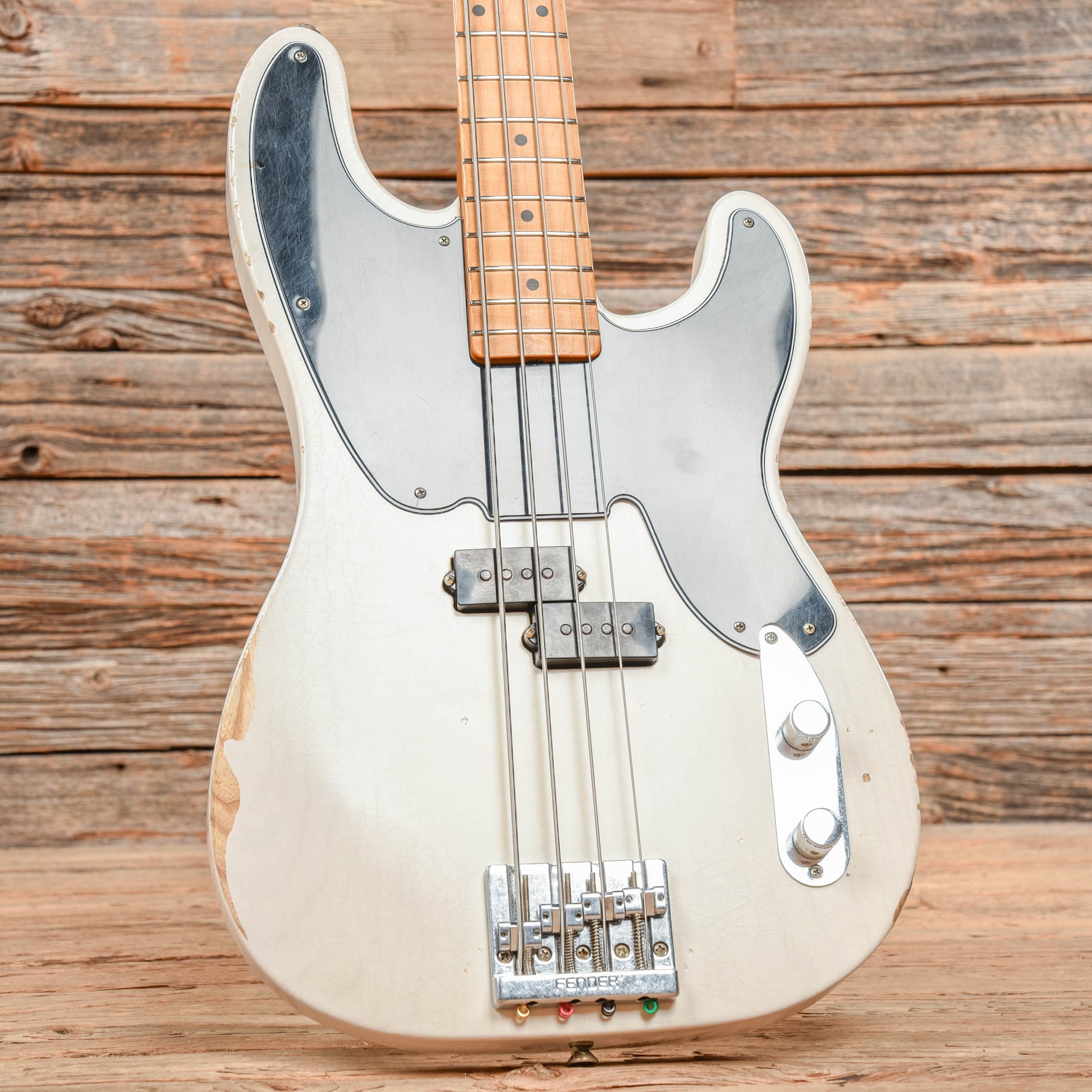 Fender Mike Dirnt Road Worn Artist Series Signature Precision Bass White Blonde 2018 Bass Guitars / 4-String