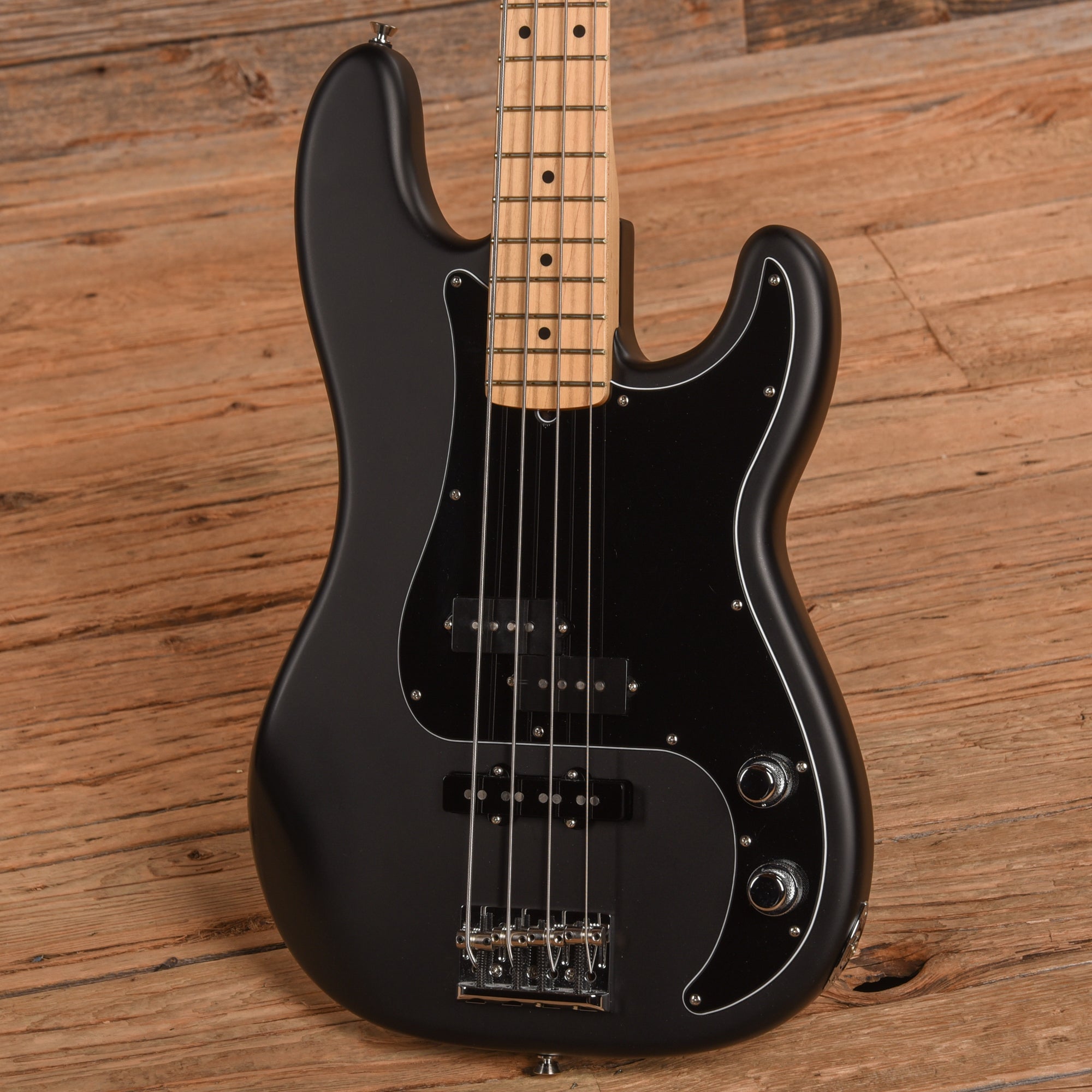 Fender Mod Shop PJ Bass Satin Black 2020 Bass Guitars / 4-String