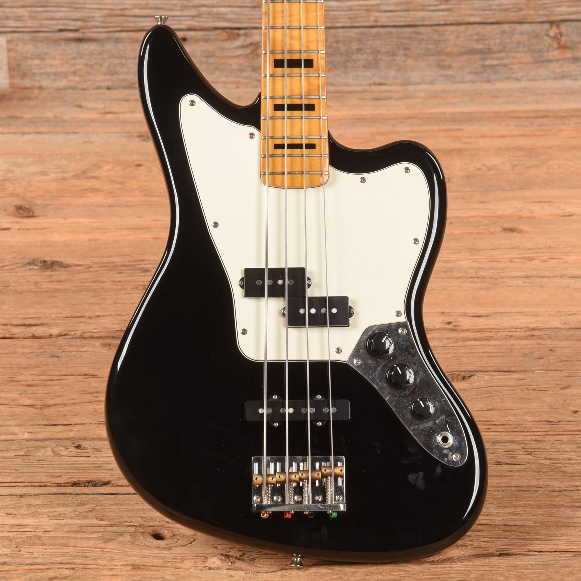 Fender Modern Player Jaguar Bass Black 2011 Bass Guitars / 4-String