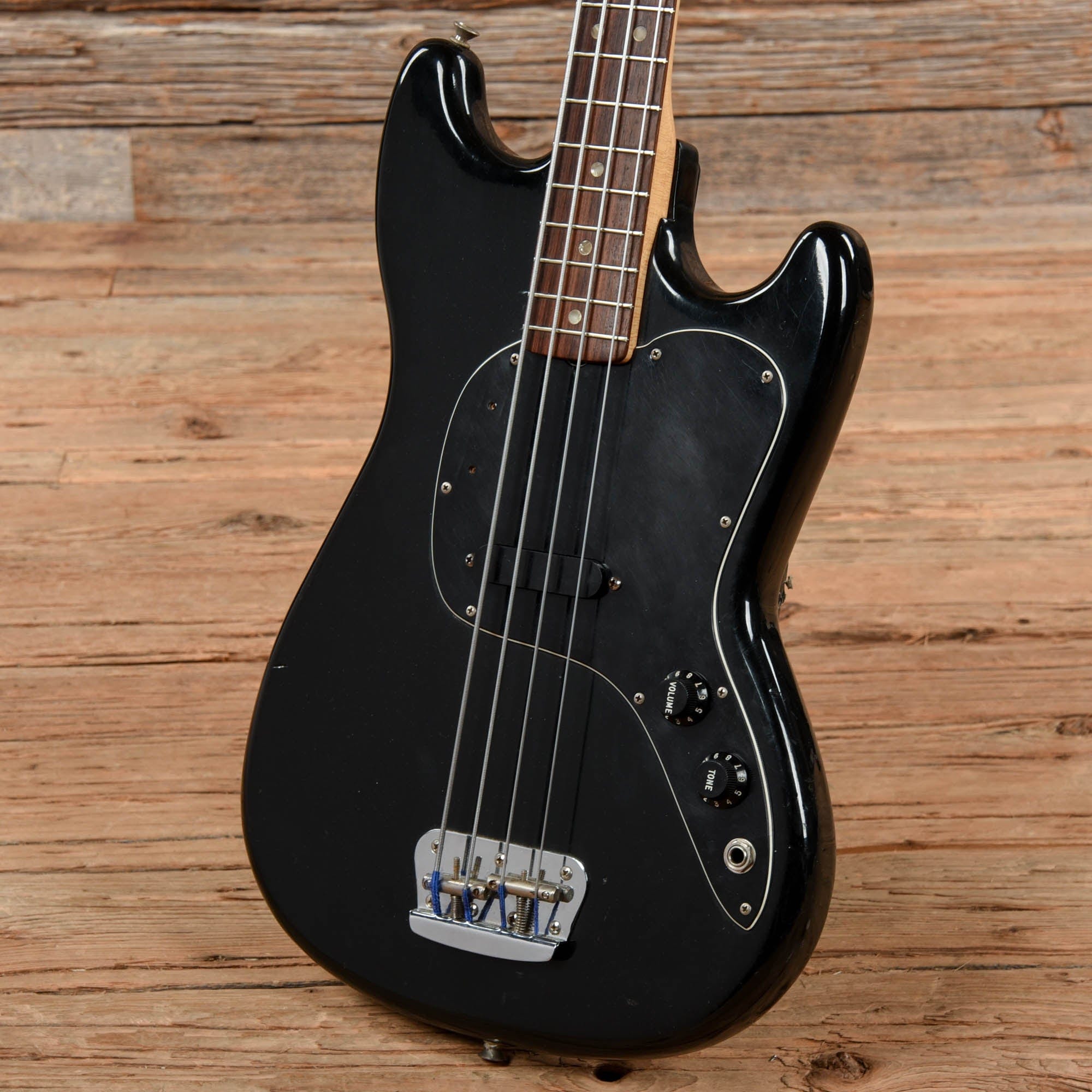 Musicmaster Fender Musicmaster Bass Black 1978 – Chicago Music Exchange