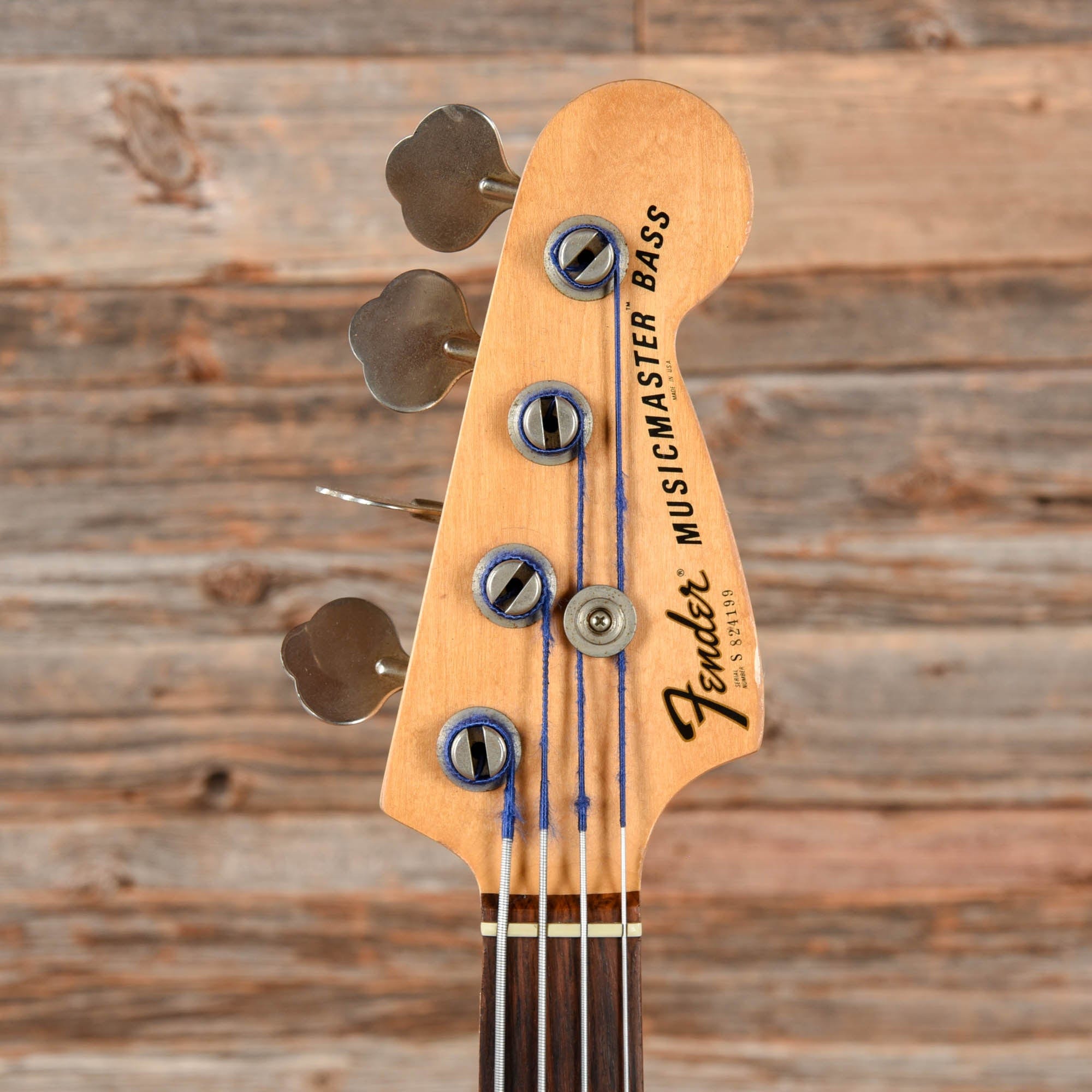 Fender Musicmaster Bass Black 1978 Bass Guitars / 4-String