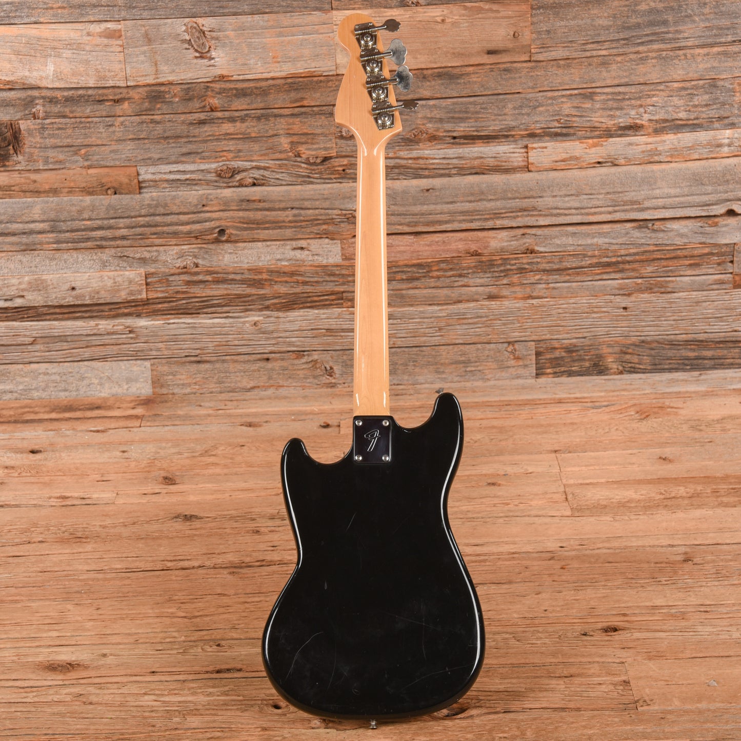 Fender Musicmaster Bass Black 1982 Bass Guitars / 4-String