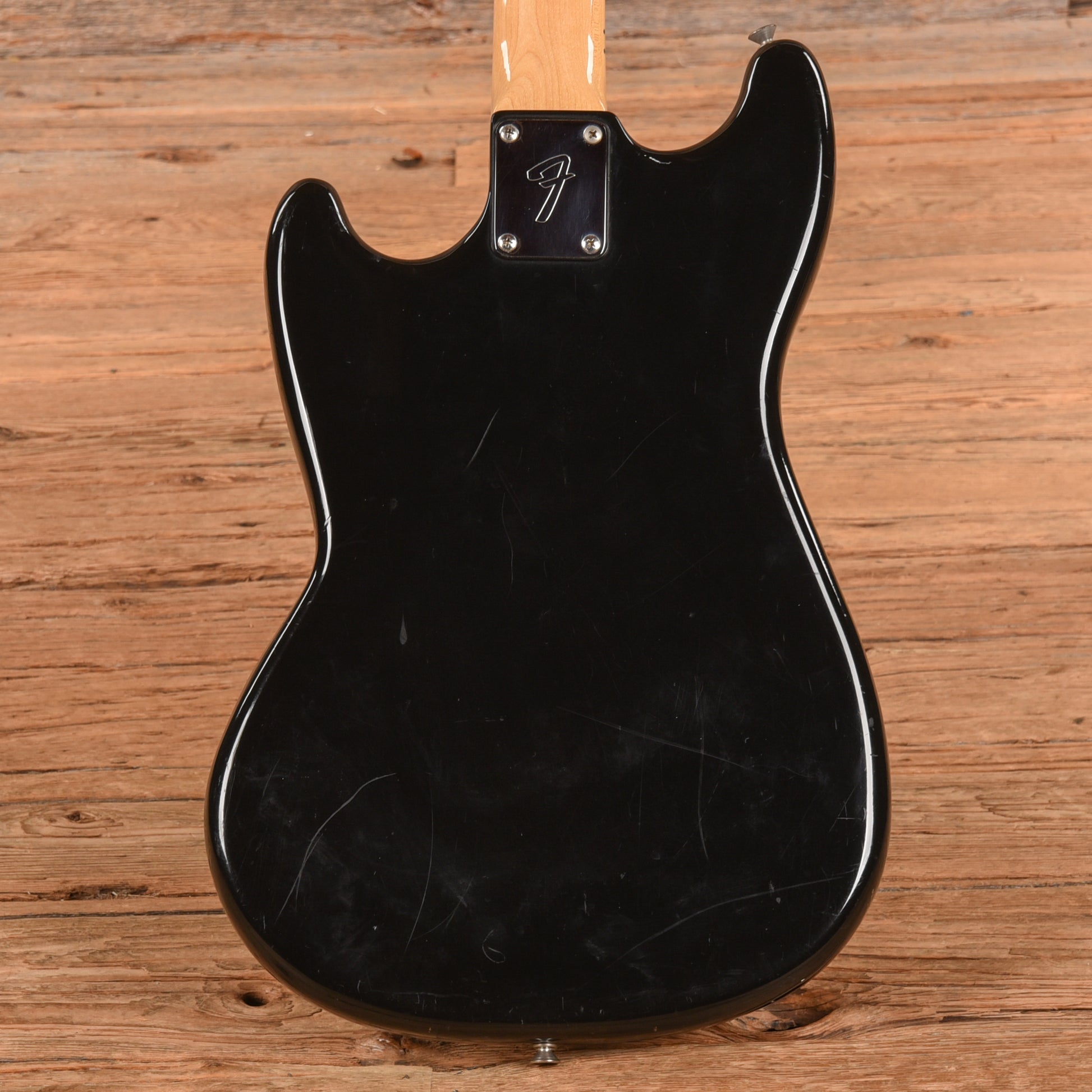 Fender Musicmaster Bass Black 1982 Bass Guitars / 4-String