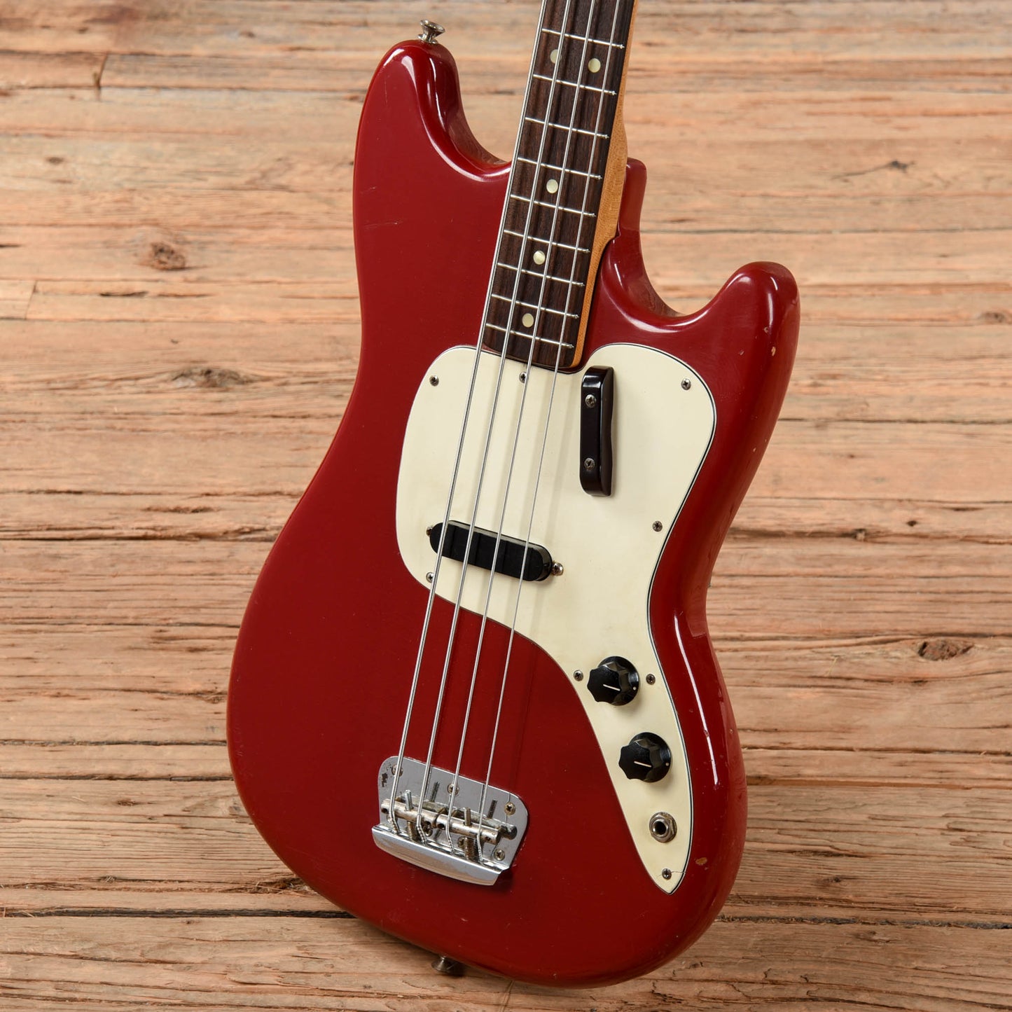 Fender Musicmaster Bass Dakota Red 1971 Bass Guitars / 4-String
