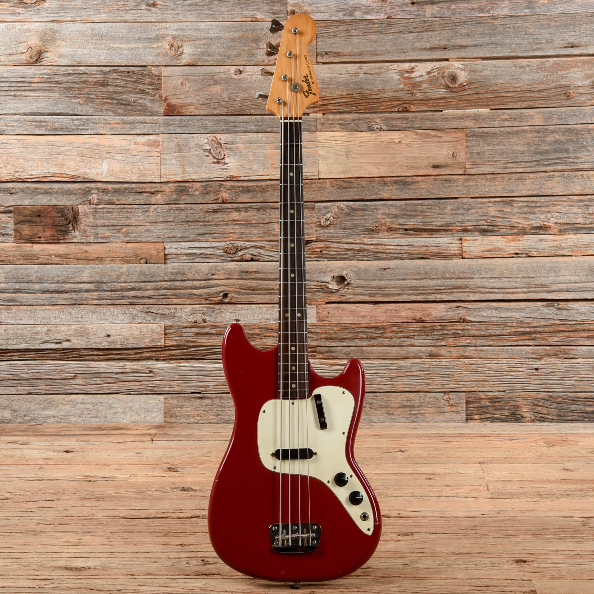 Fender Musicmaster Bass Dakota Red 1971 Bass Guitars / 4-String