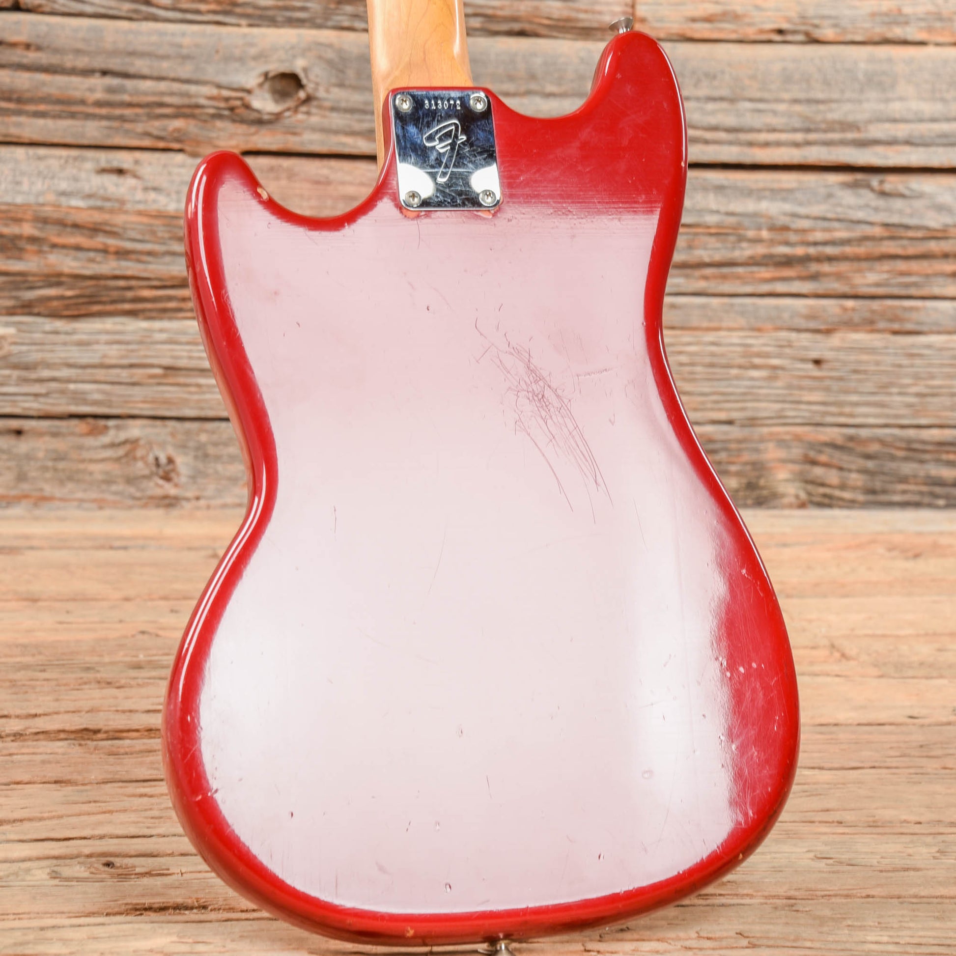 Fender Musicmaster Bass Dakota Red 1971 Bass Guitars / 4-String