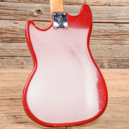 Fender Musicmaster Bass Dakota Red 1971 Bass Guitars / 4-String