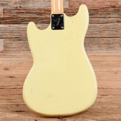 Fender Musicmaster Bass Olympic White 1978 Bass Guitars / 4-String