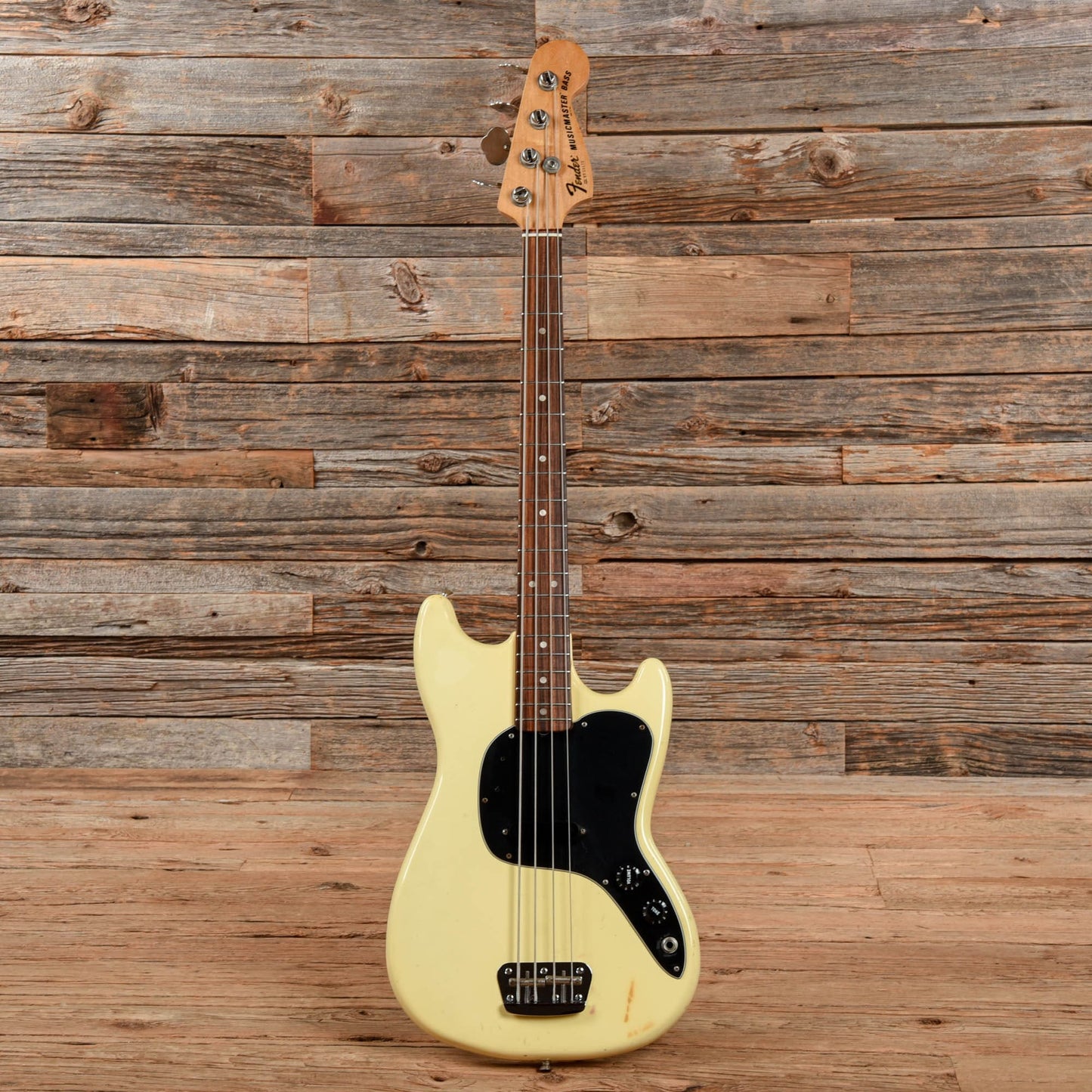 Fender Musicmaster Bass Olympic White 1978 Bass Guitars / 4-String