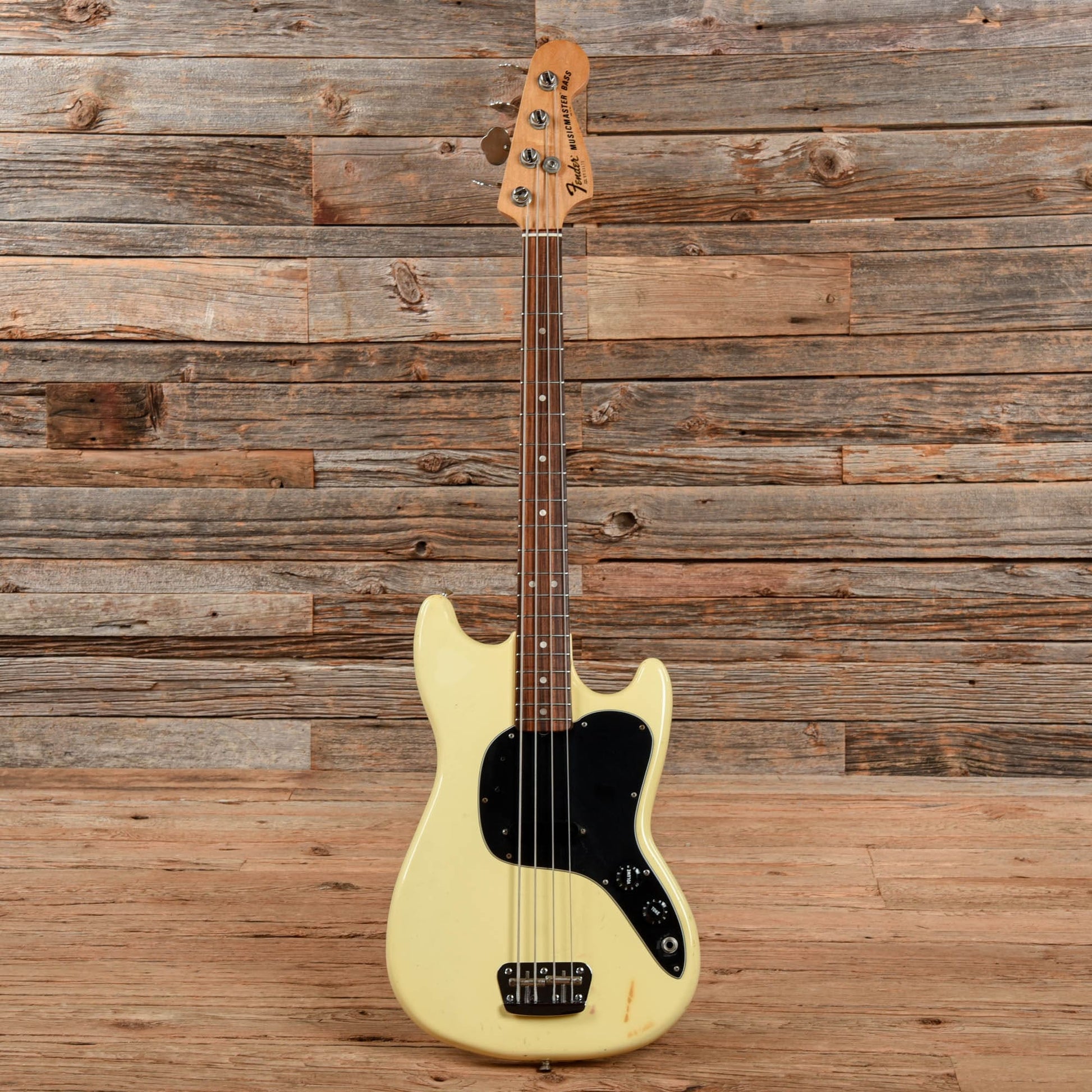 Fender Musicmaster Bass Olympic White 1978 Bass Guitars / 4-String